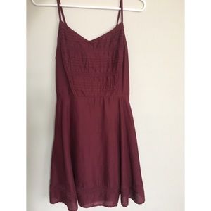 Old Navy maroon cami dress (worn only once)